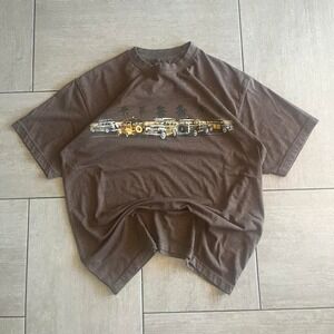 Brown vintage Newport Blue graphic car and surf tee #skater